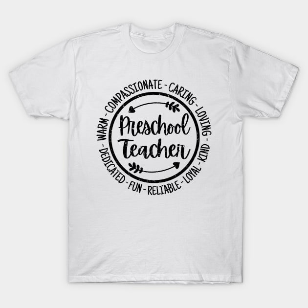 Preschool Teacher T-Shirt by HeroGifts